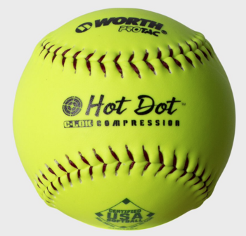 Worth Hot Dot Slowpitch Softball USA 12&quot; 52/300