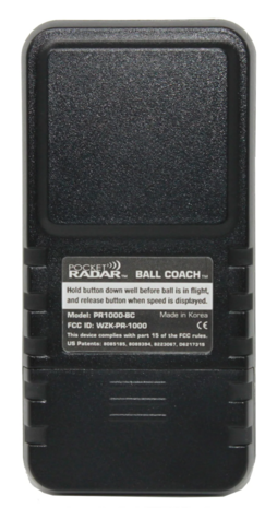 Pocket Radar Ball Coach PR1000-BC