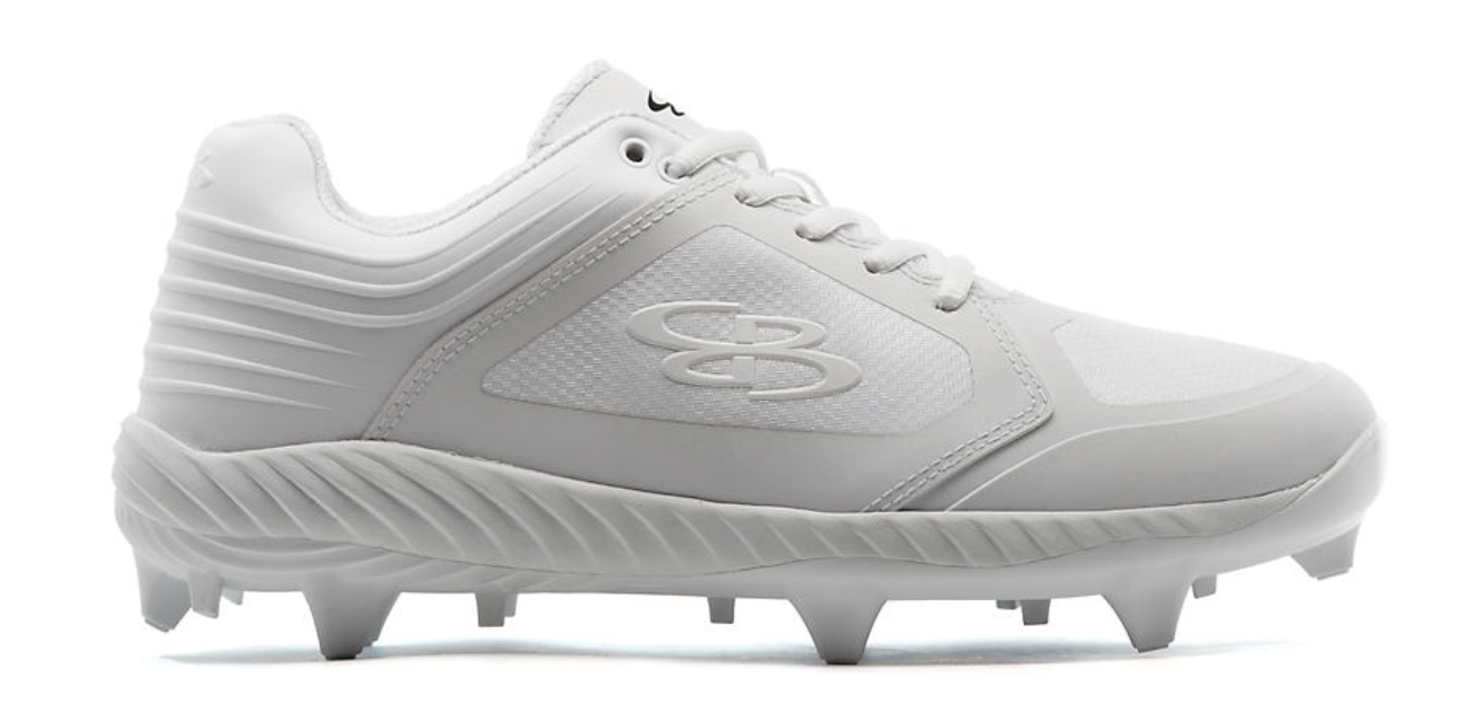 All white best sale metal cleats